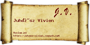 Juhász Vivien névjegykártya