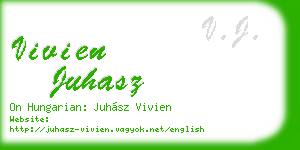vivien juhasz business card