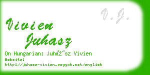 vivien juhasz business card